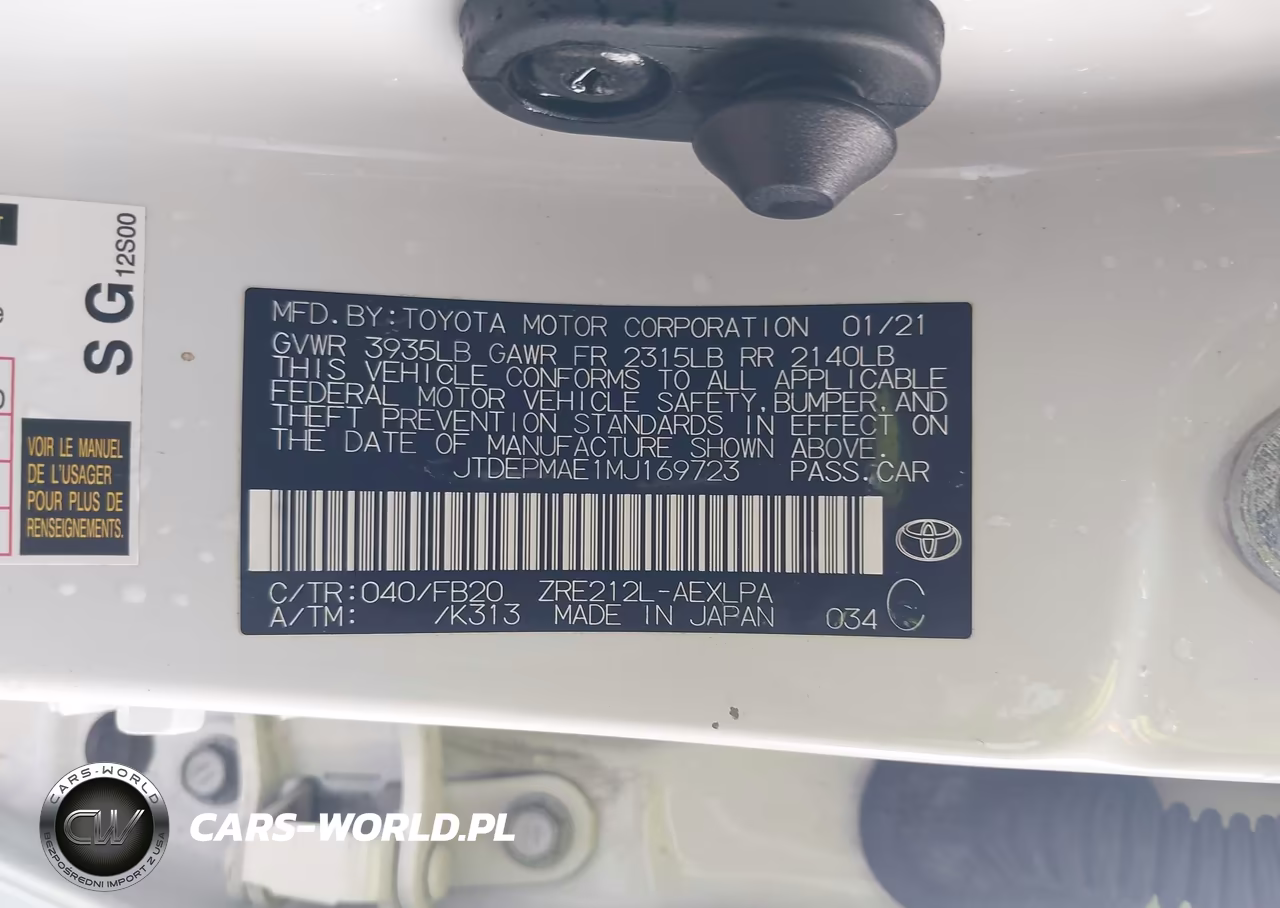 2021 Toyota Corolla Le VIN:JTDEPMAE1MJ169723 - 9