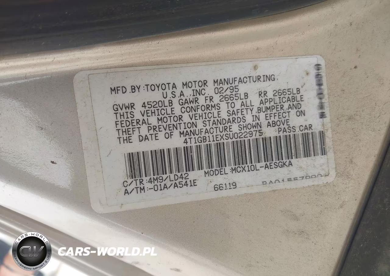 1995 Toyota Avalon Xls VIN:4T1GB11EXSU022975 - 9