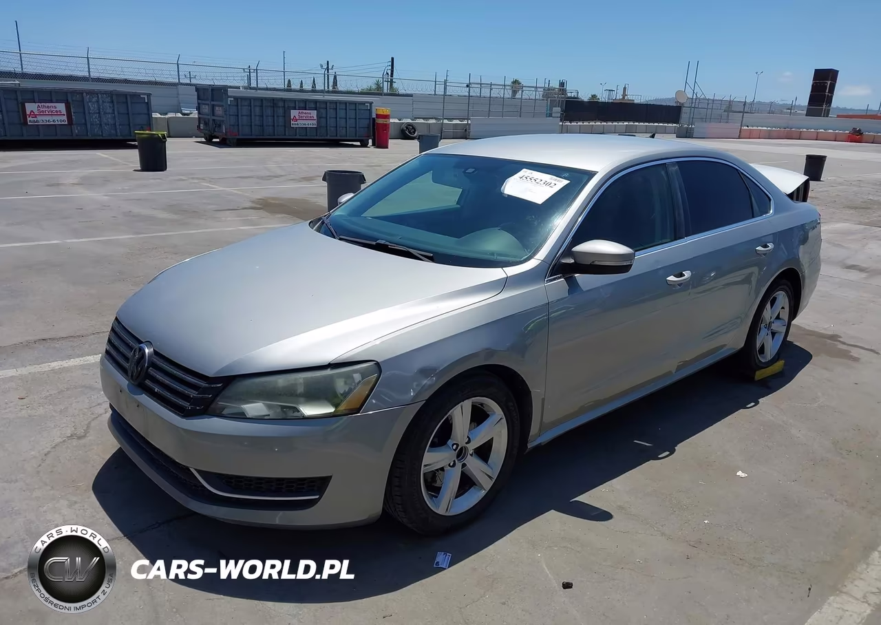 2013 Volkswagen Passat 2.5L Se VIN:1VWBP7A32DC128246 - 2