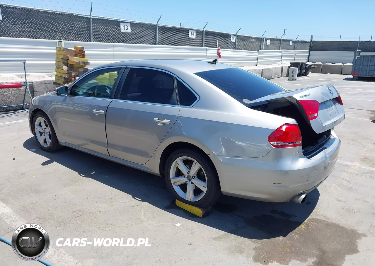 2013 Volkswagen Passat 2.5L Se VIN:1VWBP7A32DC128246 - 3