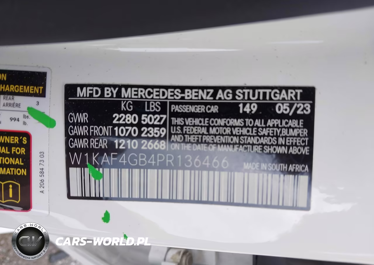 2023 Mercedes-Benz C 300 Sedan VIN:W1KAF4GB4PR136466 - 9