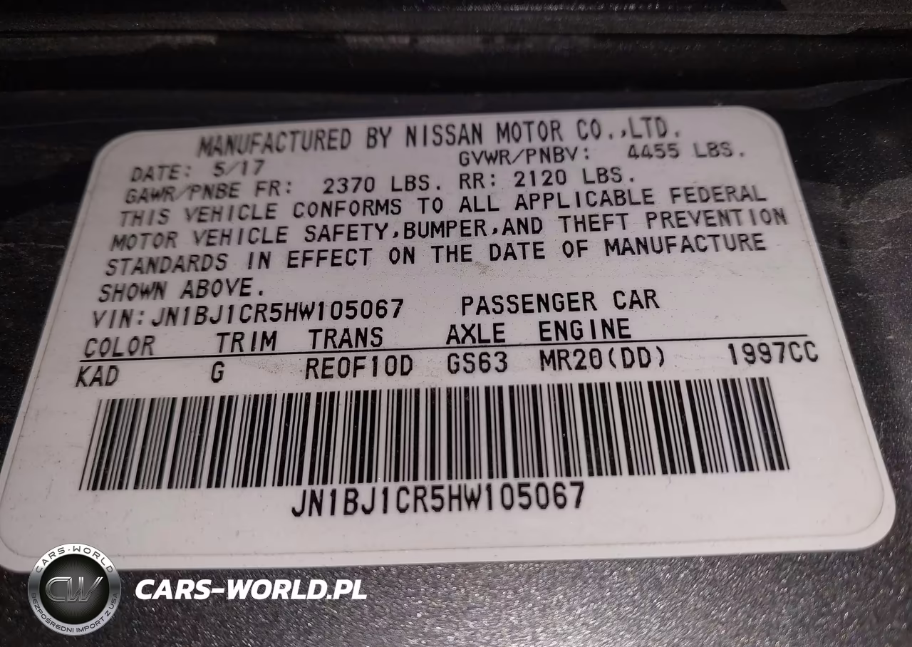 2017 Nissan Rogue Sport Sv VIN:JN1BJ1CR5HW105067 - 9