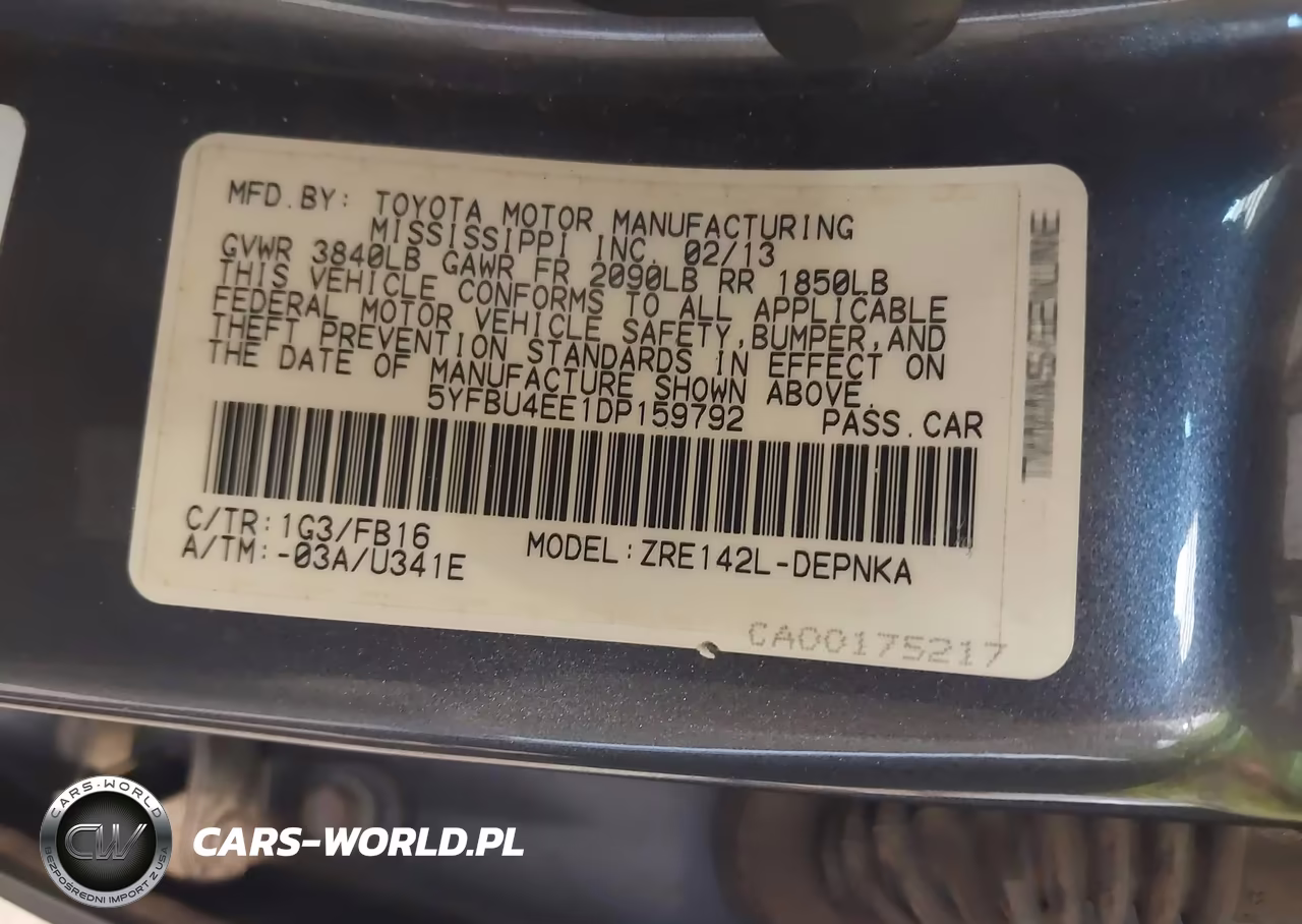 2013 Toyota Corolla Le VIN:5YFBU4EE1DP159792 - 9