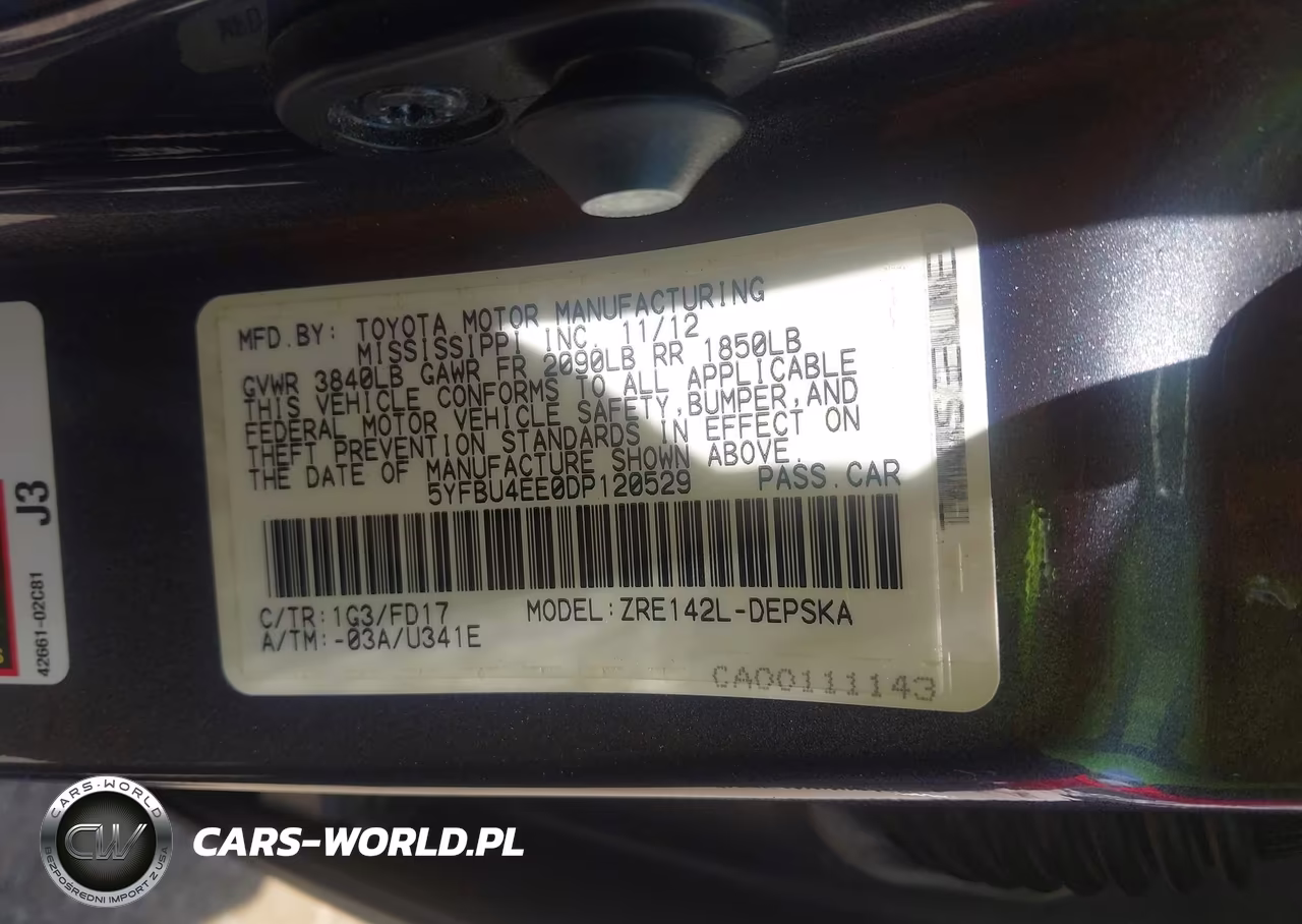 2013 Toyota Corolla S VIN:5YFBU4EE0DP120529 - 9