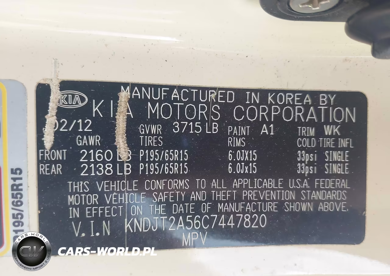 2012 Kia Soul VIN:KNDJT2A56C7447820 - 9