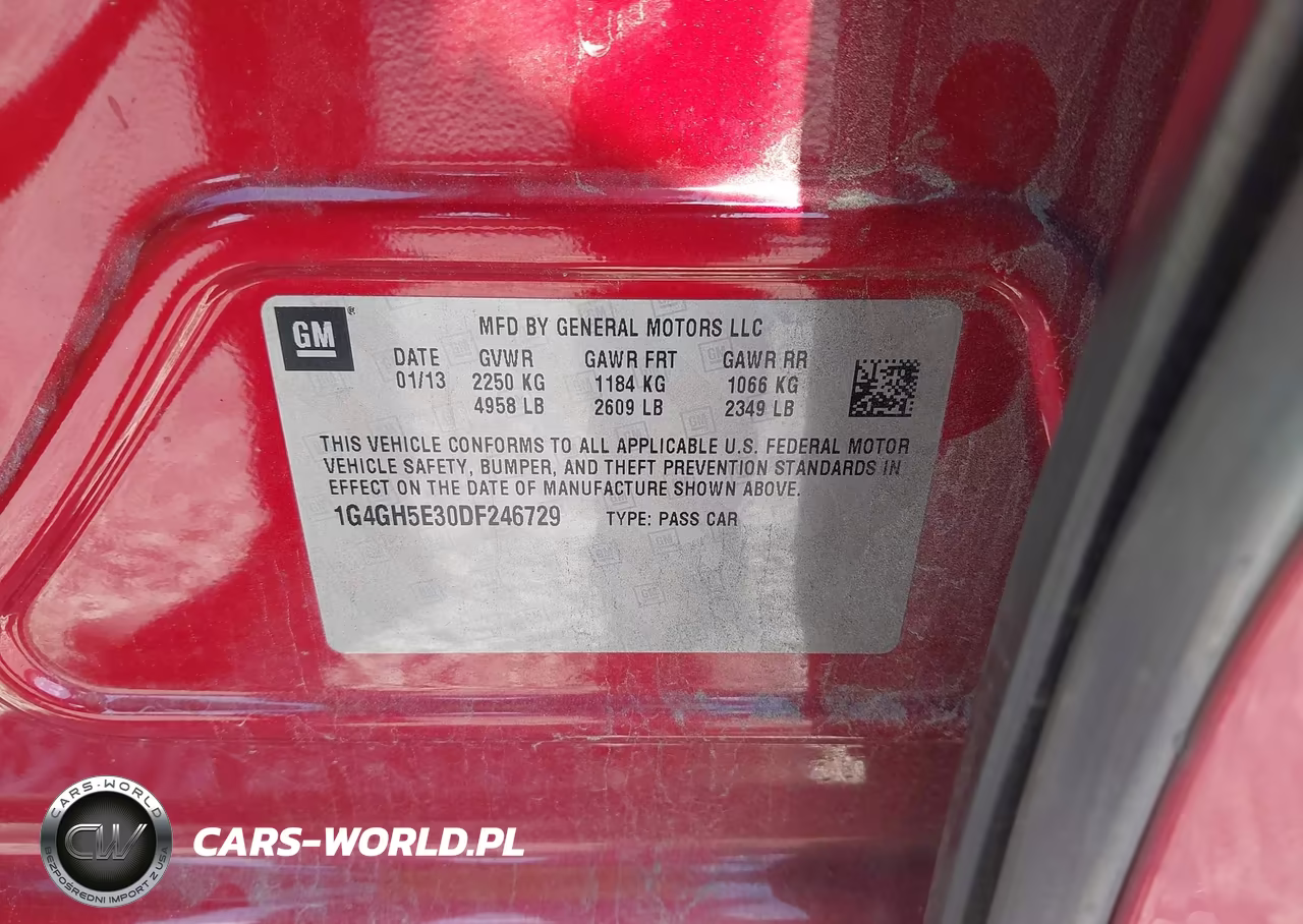 2013 Buick Lacrosse Premium 2 Group VIN:1G4GH5E30DF246729 - 9