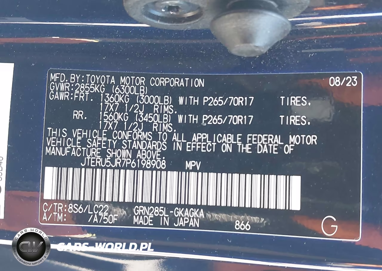 2023 Toyota 4Runner Trd Off Road Premium VIN:JTERU5JR7P6198908 - 9