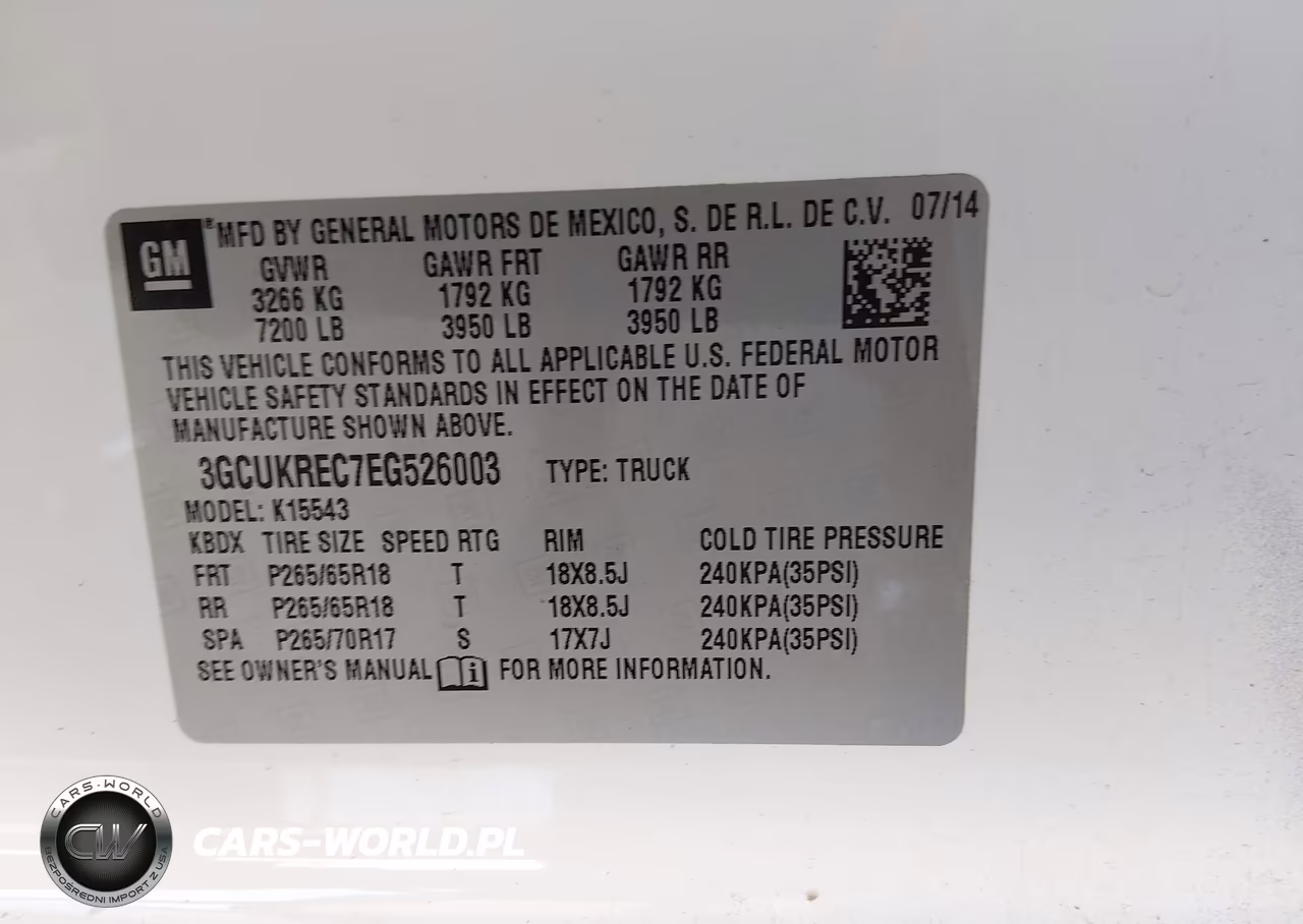 2014 Chevrolet Silverado 1500 Lt VIN:3GCUKREC7EG526003 - 9