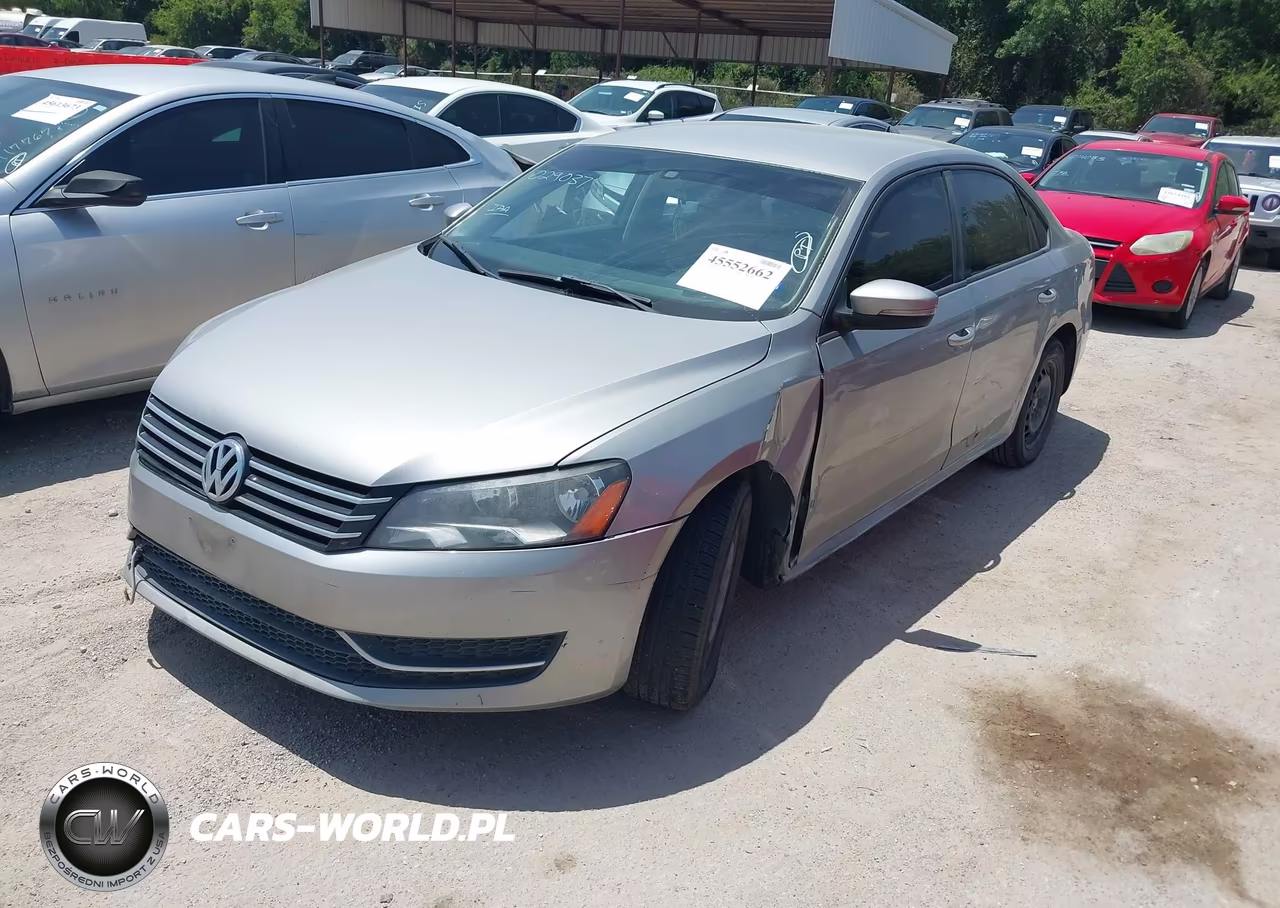 2014 Volkswagen Passat 2.5L S VIN:1VWAP7A36EC029037 - 2