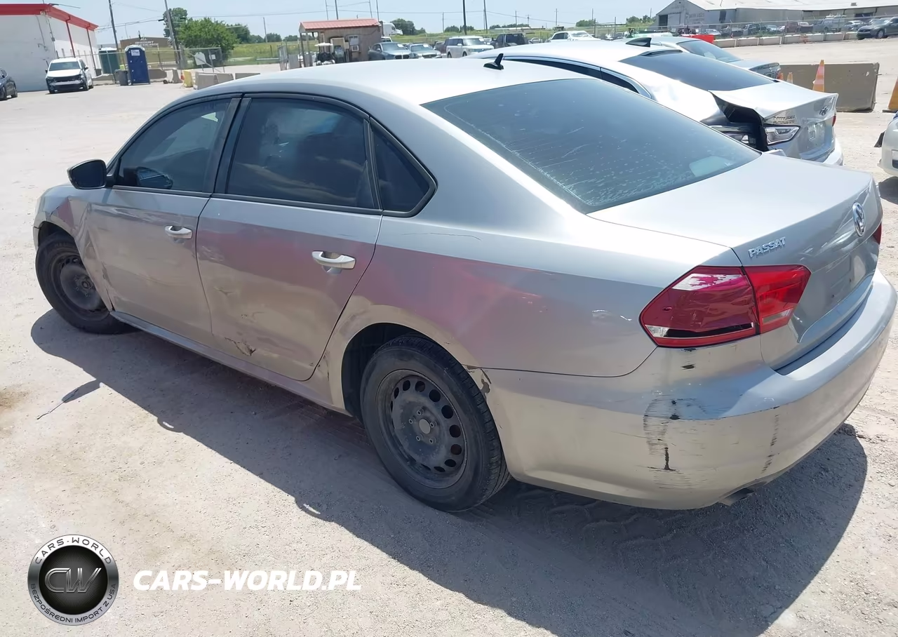 2014 Volkswagen Passat 2.5L S VIN:1VWAP7A36EC029037 - 3