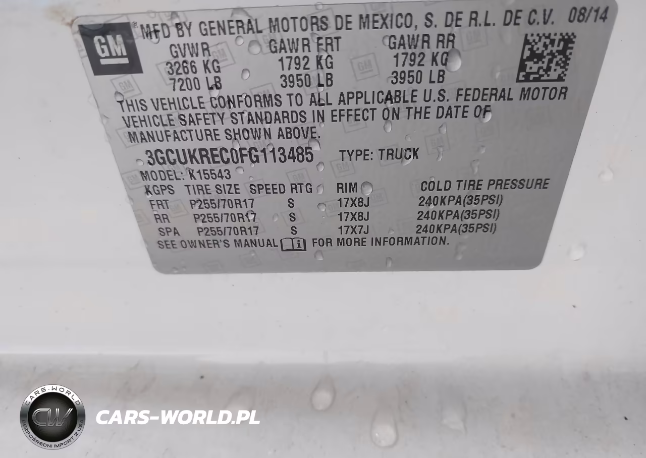 2015 Chevrolet Silverado 1500 Lt VIN:3GCUKREC0FG113485 - 9