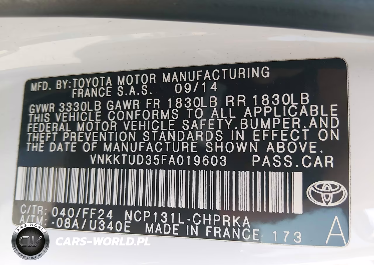 2015 Toyota Yaris Se VIN:VNKKTUD35FA019603 - 9
