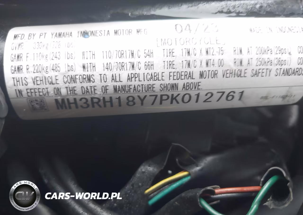 2023 Yamaha Yzfr3 A VIN:MH3RH18Y7PK012761 - 10
