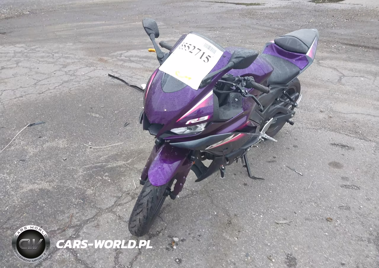 2023 Yamaha Yzfr3 A VIN:MH3RH18Y7PK012761 - 2
