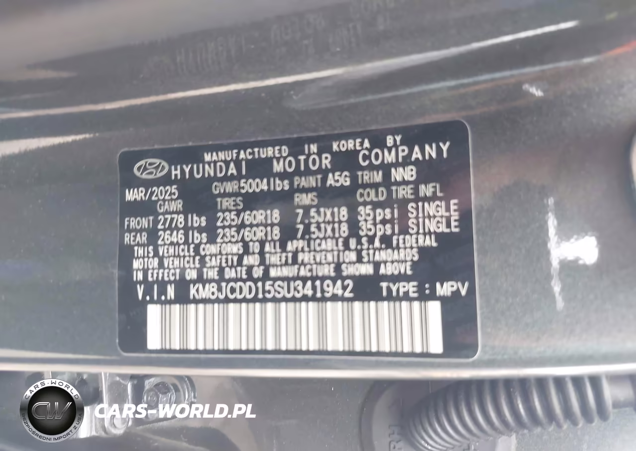 2025 Hyundai Tucson Hybrid Sel Convenience VIN:KM8JCDD15SU341942 - 9