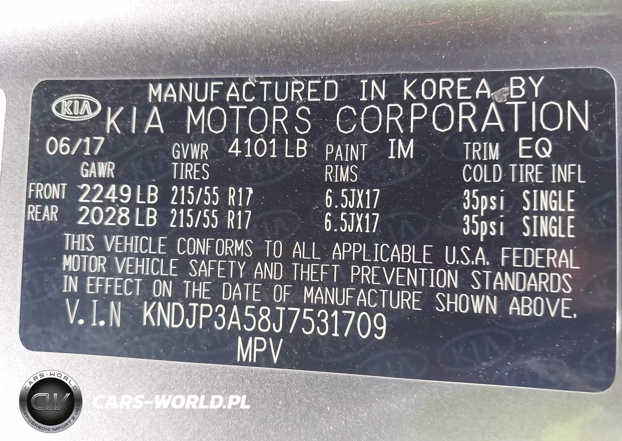 2018 Kia Soul + VIN:KNDJP3A58J7531709 - 9