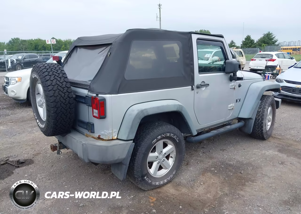 2008 Jeep Wrangler X VIN:1J8FA24118L501035 - 4
