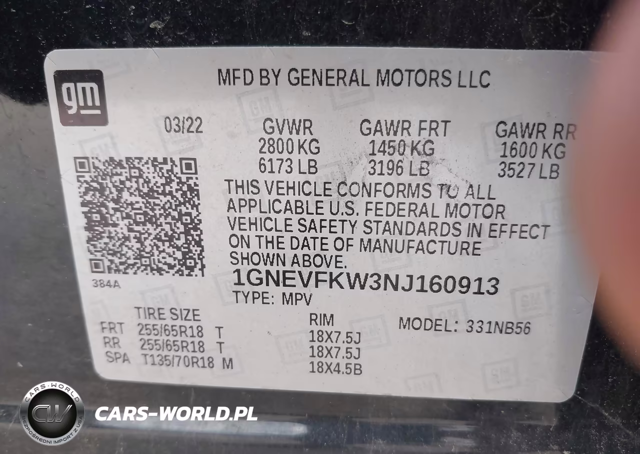 2022 Chevrolet Traverse Awd Ls VIN:1GNEVFKW3NJ160913 - 9