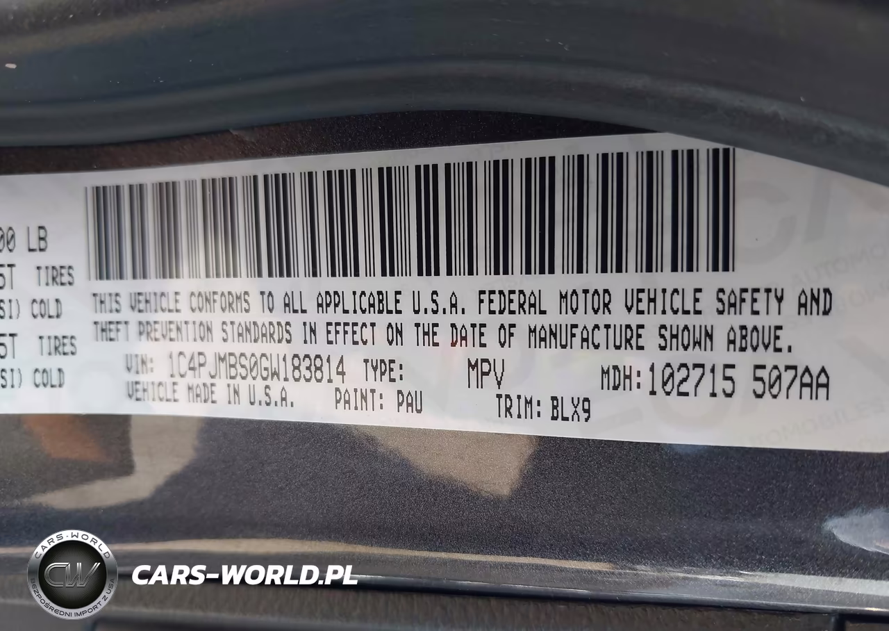 2016 Jeep Cherokee Trailhawk VIN:1C4PJMBS0GW183814 - 9