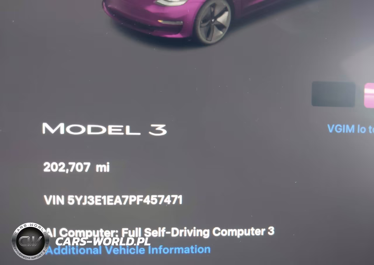 2023 Tesla Model 3 Rear-Wheel Drive VIN:5YJ3E1EA7PF457471 - 7