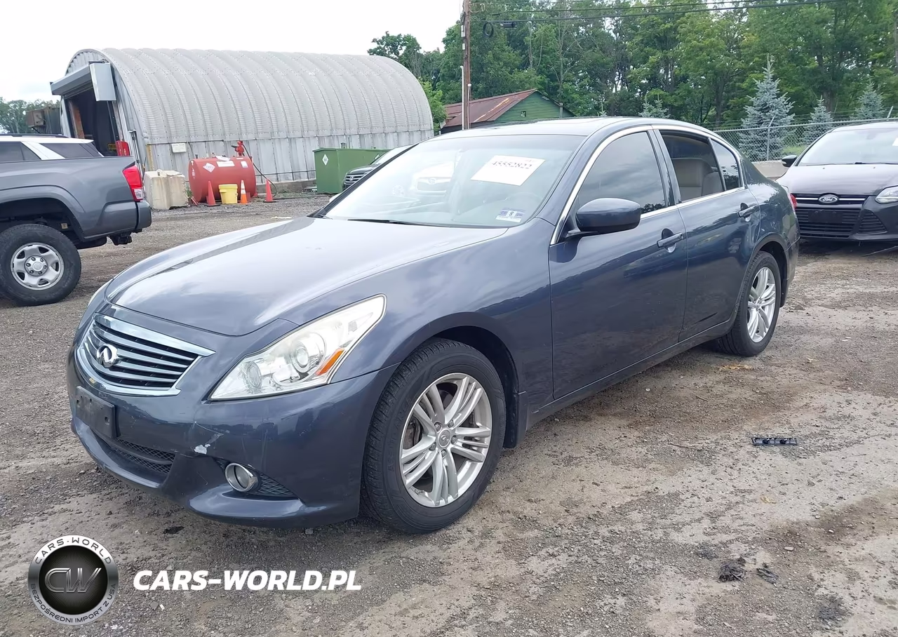 2011 Infiniti G25X VIN:JN1DV6AR6BM650226 - 2