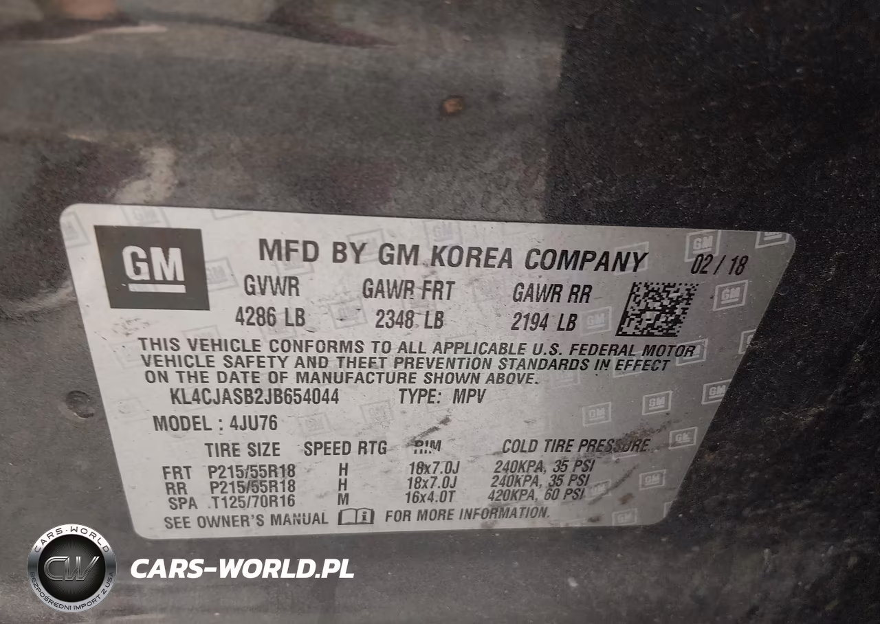 2018 Buick Encore Preferred VIN:KL4CJASB2JB654044 - 9