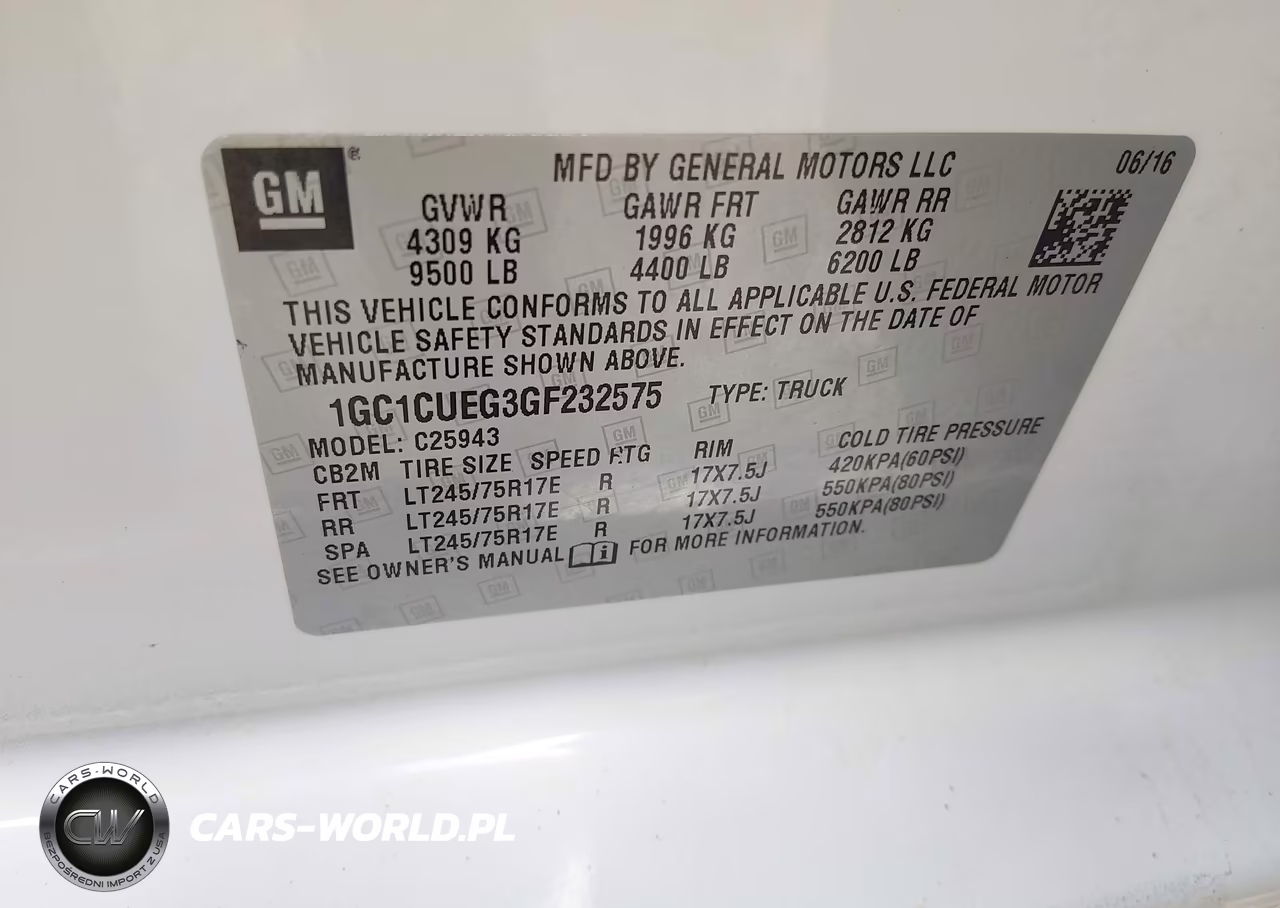 2016 Chevrolet Silverado 2500Hd Work Truck VIN:1GC1CUEG3GF232575 - 9