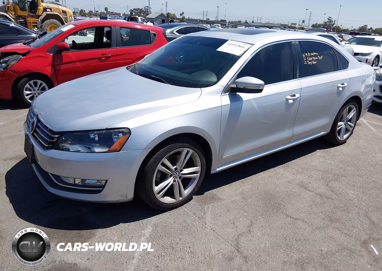 2013 Volkswagen Passat 2.0L Tdi Sel Premium VIN:1VWCN7A36DC009674 - 2