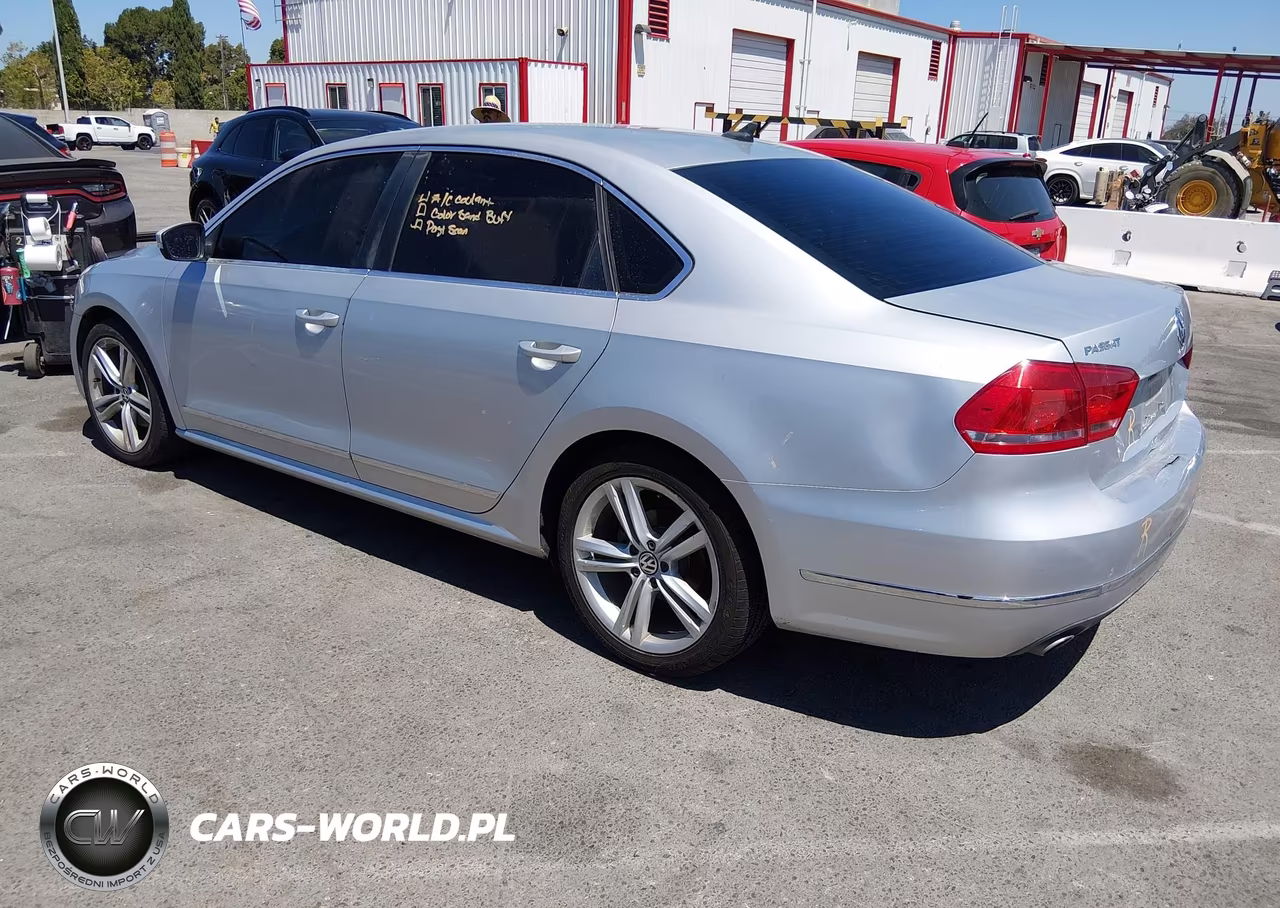 2013 Volkswagen Passat 2.0L Tdi Sel Premium VIN:1VWCN7A36DC009674 - 3
