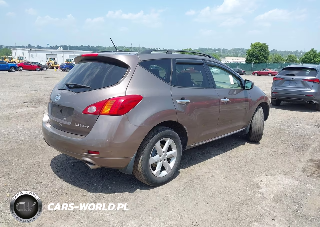 2009 Nissan Murano Sl VIN:JN8AZ18W59W148216 - 4