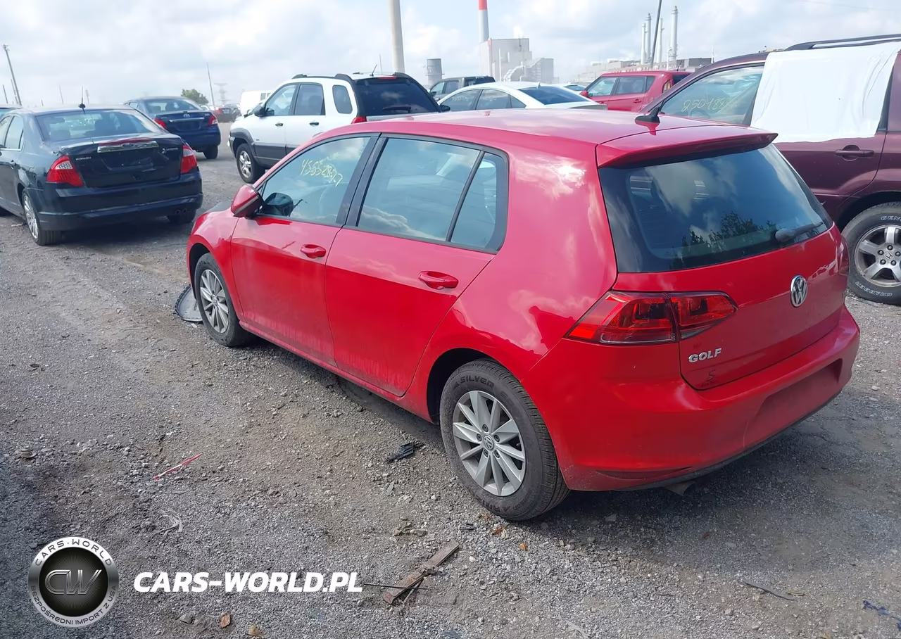 2016 Volkswagen Golf Tsi S 4-Door VIN:3VW217AUXGM027680 - 3