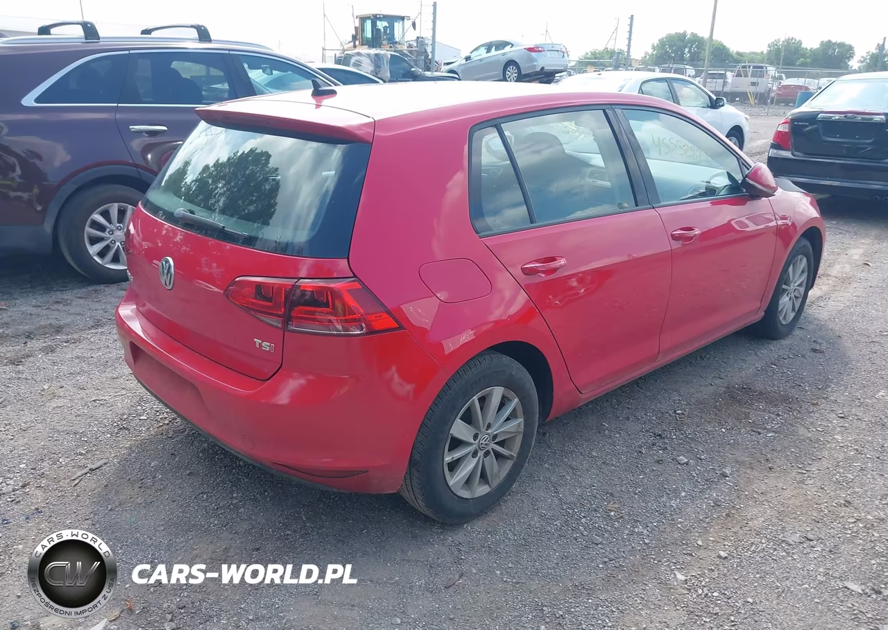 2016 Volkswagen Golf Tsi S 4-Door VIN:3VW217AUXGM027680 - 4