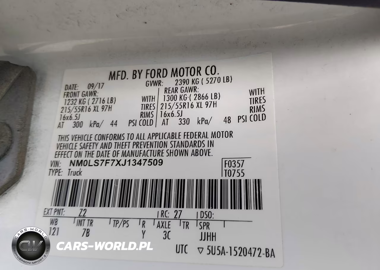 2018 Ford Transit Connect Xlt VIN:NM0LS7F7XJ1347509 - 9