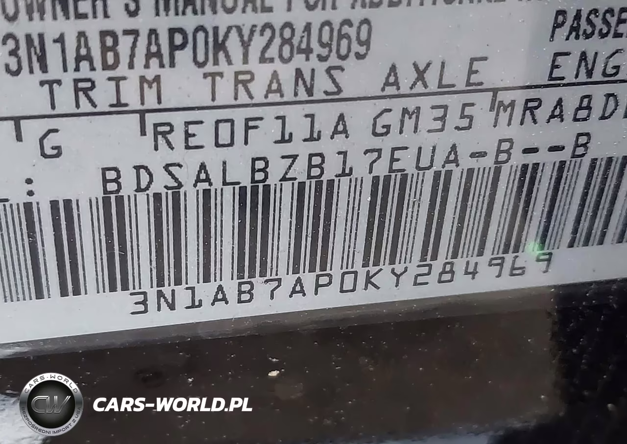 2019 Nissan Sentra S VIN:3N1AB7AP0KY284969 - 9