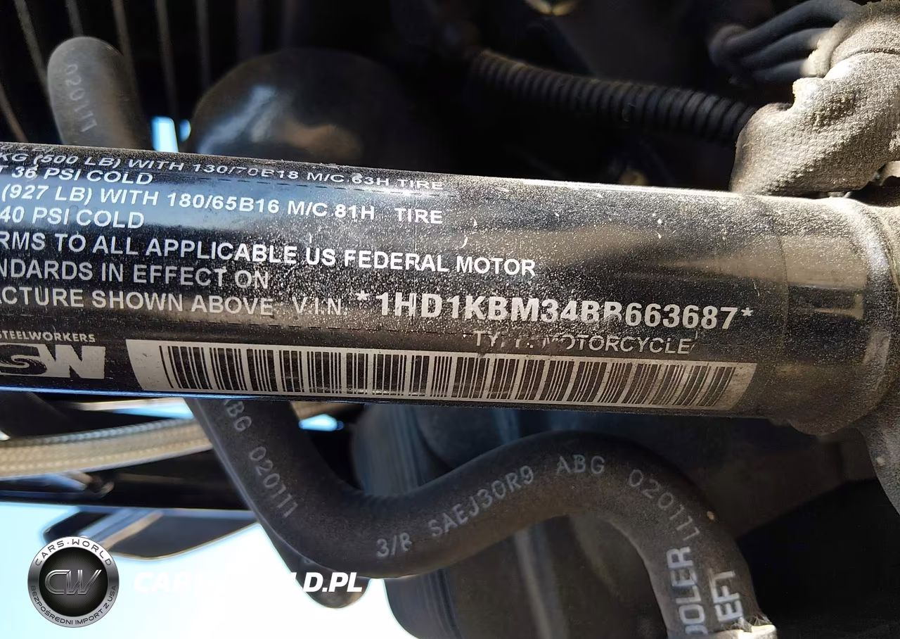 2011 Harley-Davidson Flhx VIN:1HD1KBM34BB663687 - 10