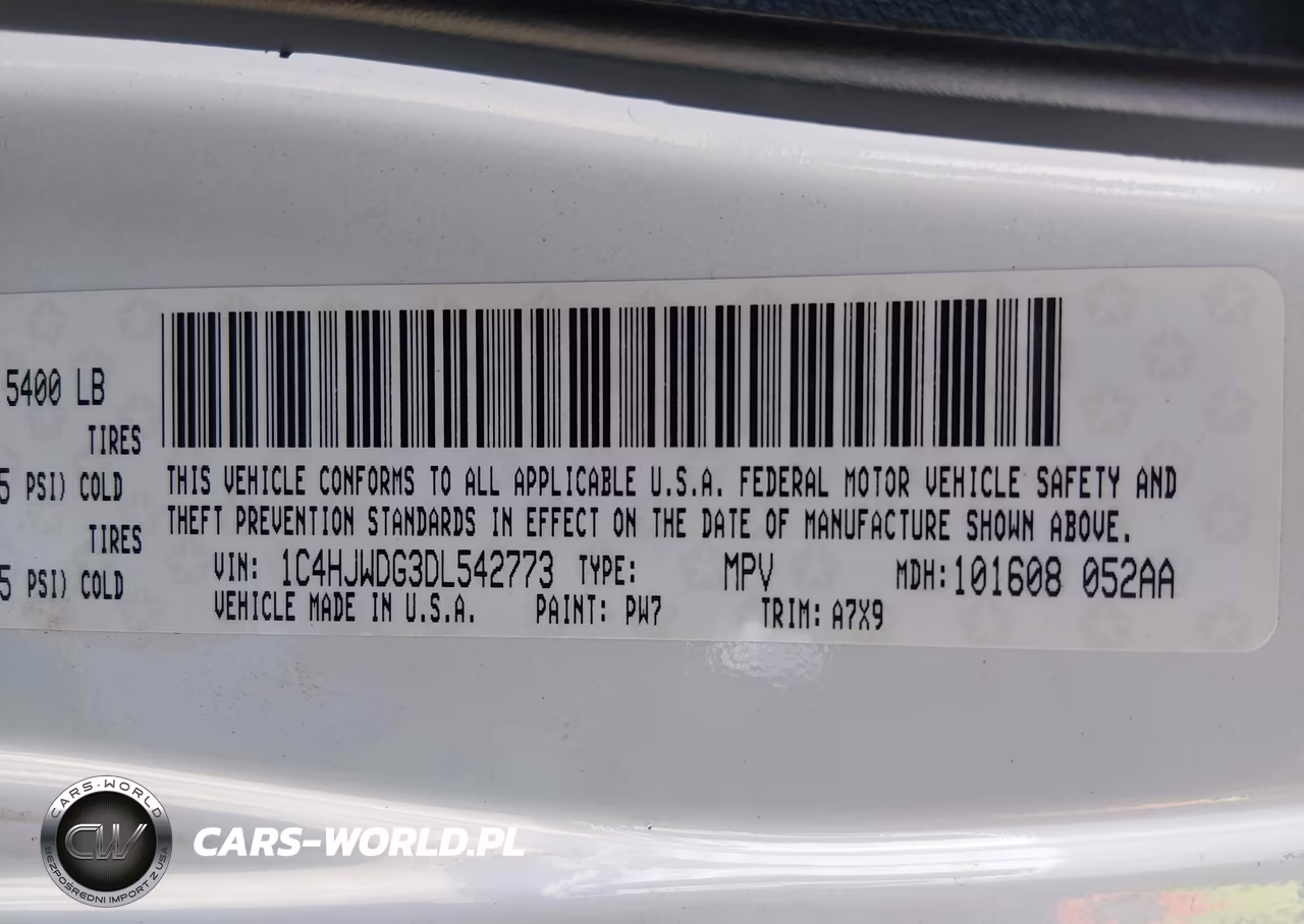 2013 Jeep Wrangler Unlimited Sport VIN:1C4HJWDG3DL542773 - 9