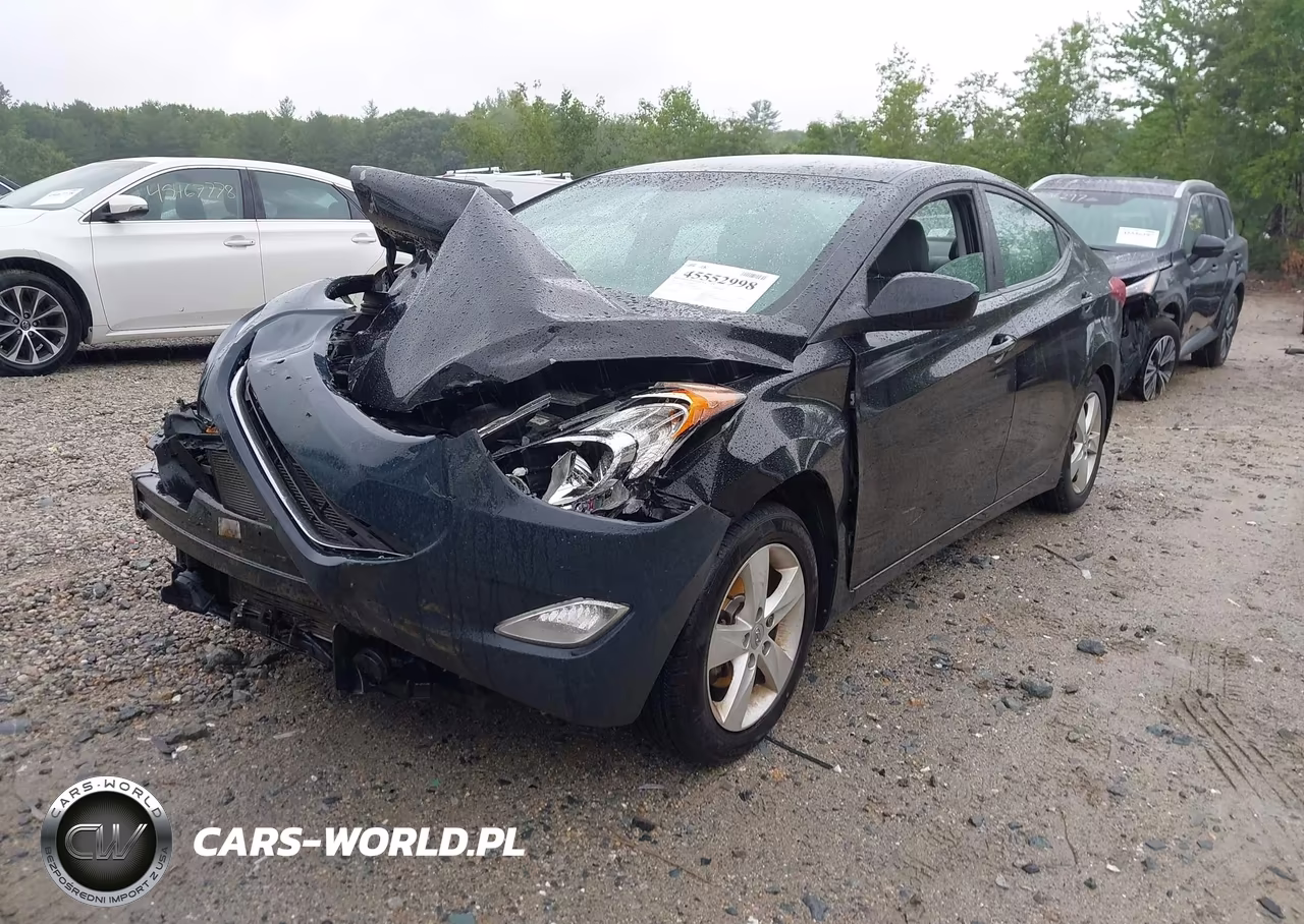 2013 Hyundai Elantra Gls VIN:KMHDH4AE2DU587842 - 2