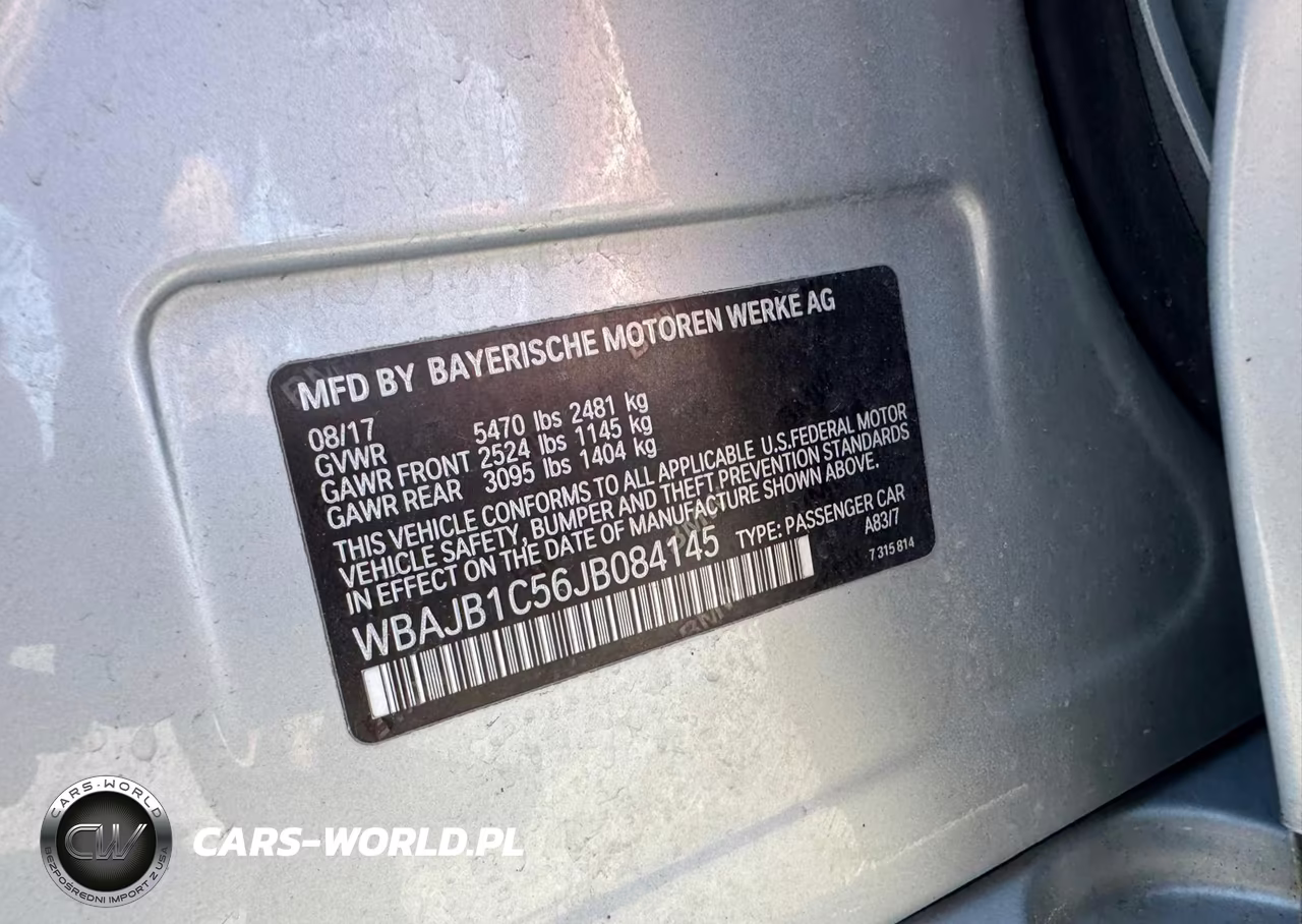 2018 BMW 530Xe VIN:WBAJB1C56JB084145 - 9