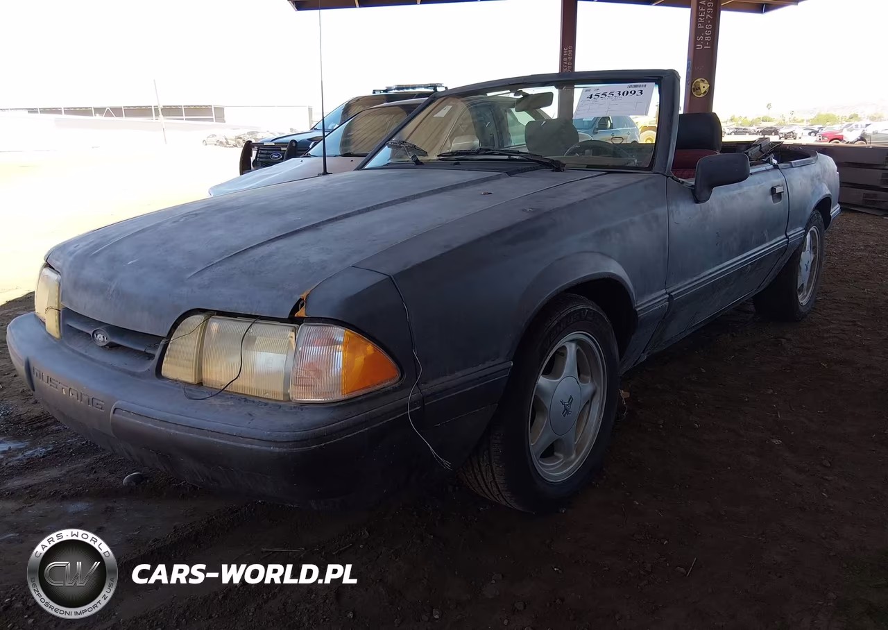 1993 Ford Mustang Lx VIN:1FACP44M8PF188048 - 2