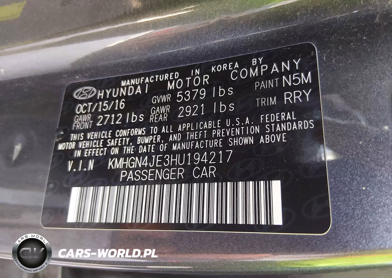 2017 Genesis G80 3.8 VIN:KMHGN4JE3HU194217 - 9