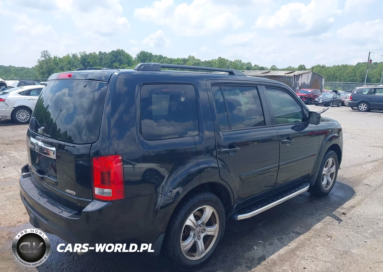 2013 Honda Pilot Ex-L VIN:5FNYF4H78DB018277 - 4