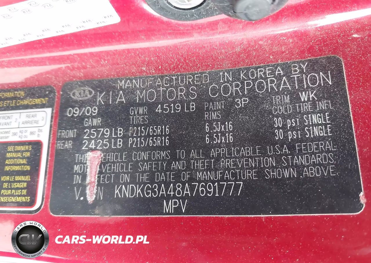 2010 Kia Sportage Lx VIN:KNDKG3A48A7691777 - 9