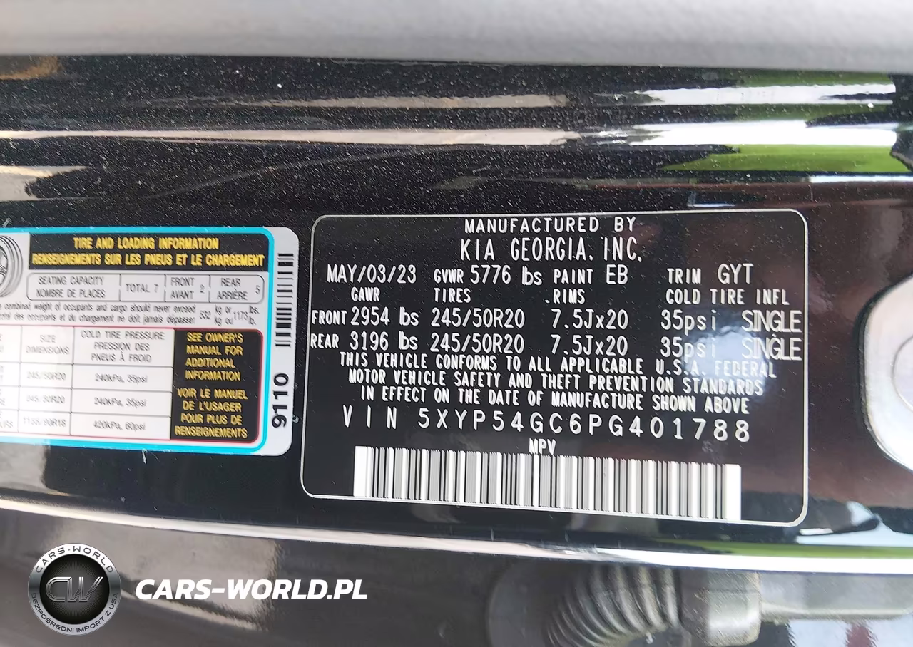 2023 Kia Telluride Sx VIN:5XYP54GC6PG401788 - 9
