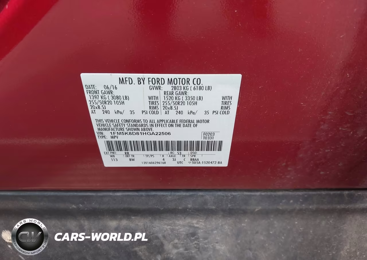 2017 Ford Explorer Xlt VIN:1FM5K8D81HGA22506 - 9