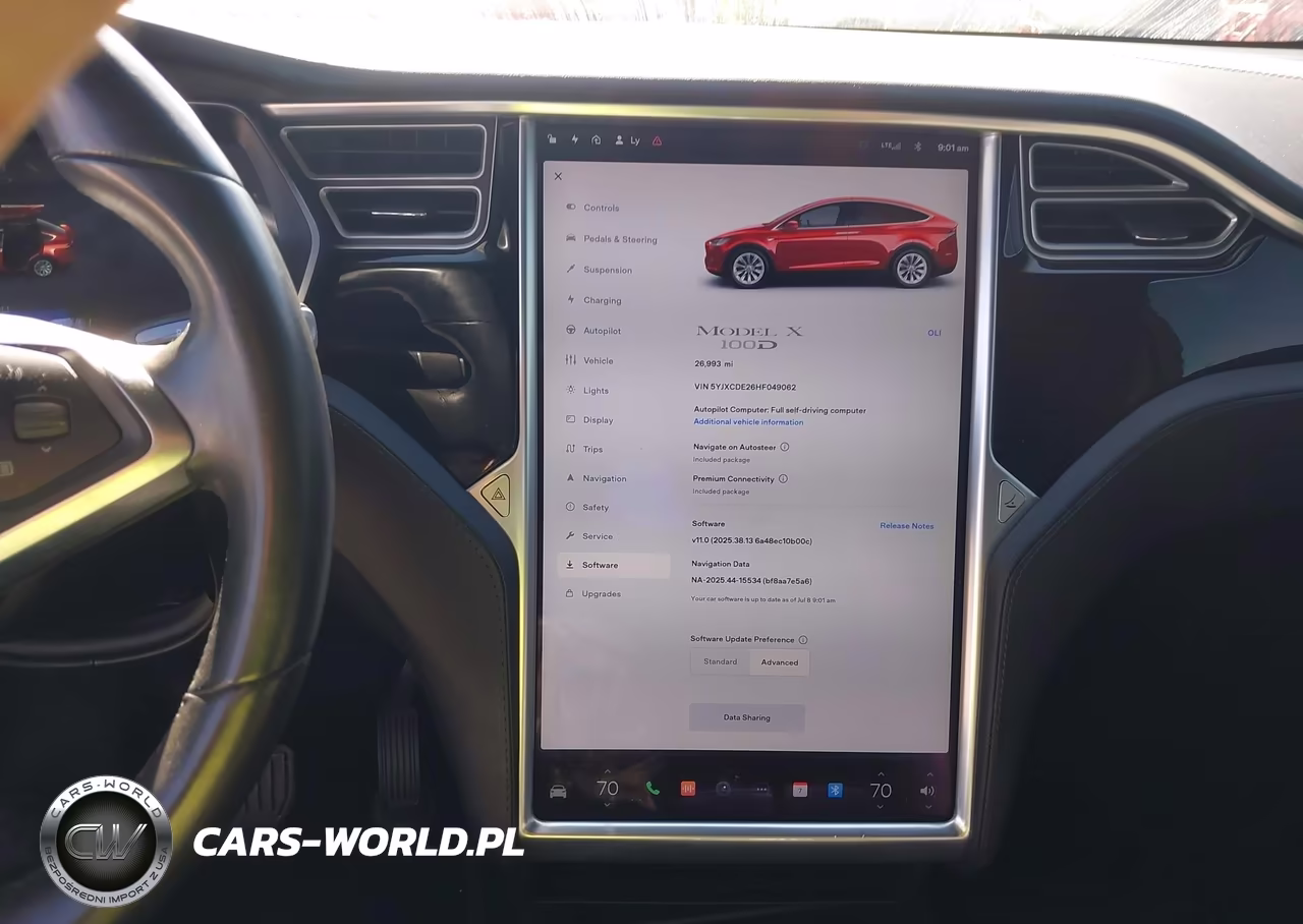 2017 Tesla Model X 100D-75D-90D VIN:5YJXCDE26HF049062 - 19