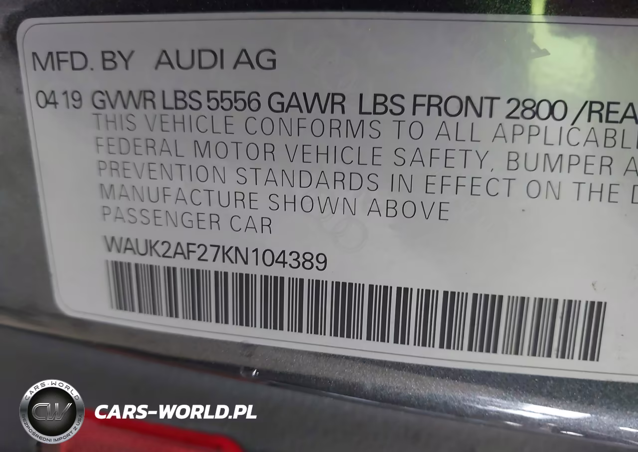 2019 Audi A6 55 Premium VIN:WAUK2AF27KN104389 - 9