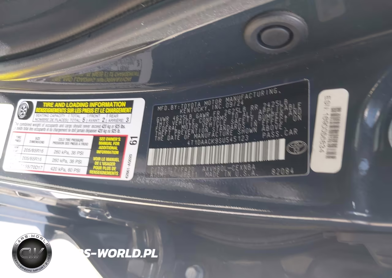 2025 Toyota Camry Le VIN:4T1DAACK9SU545123 - 9