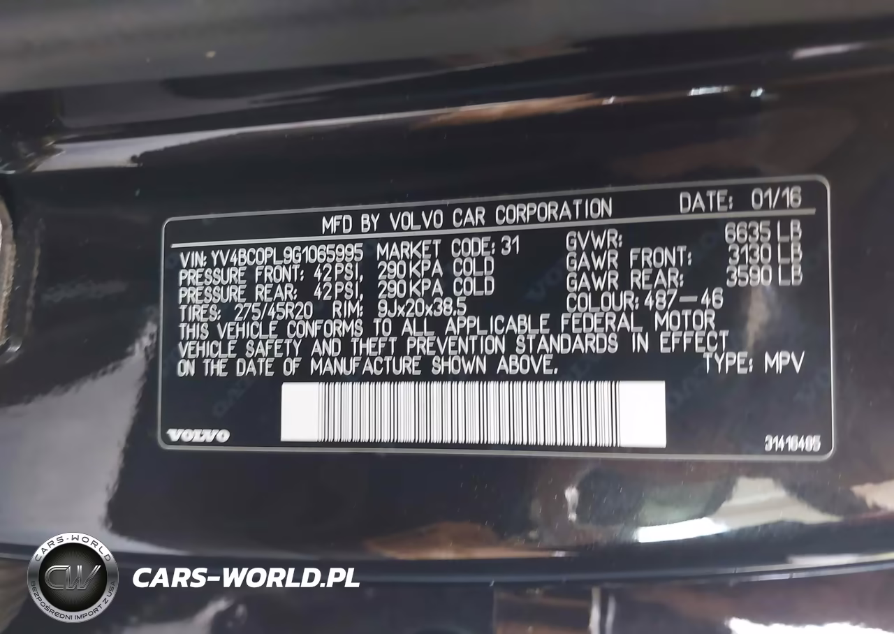 2016 Volvo Xc90 Hybrid T8 Inscription VIN:YV4BC0PL9G1065995 - 9