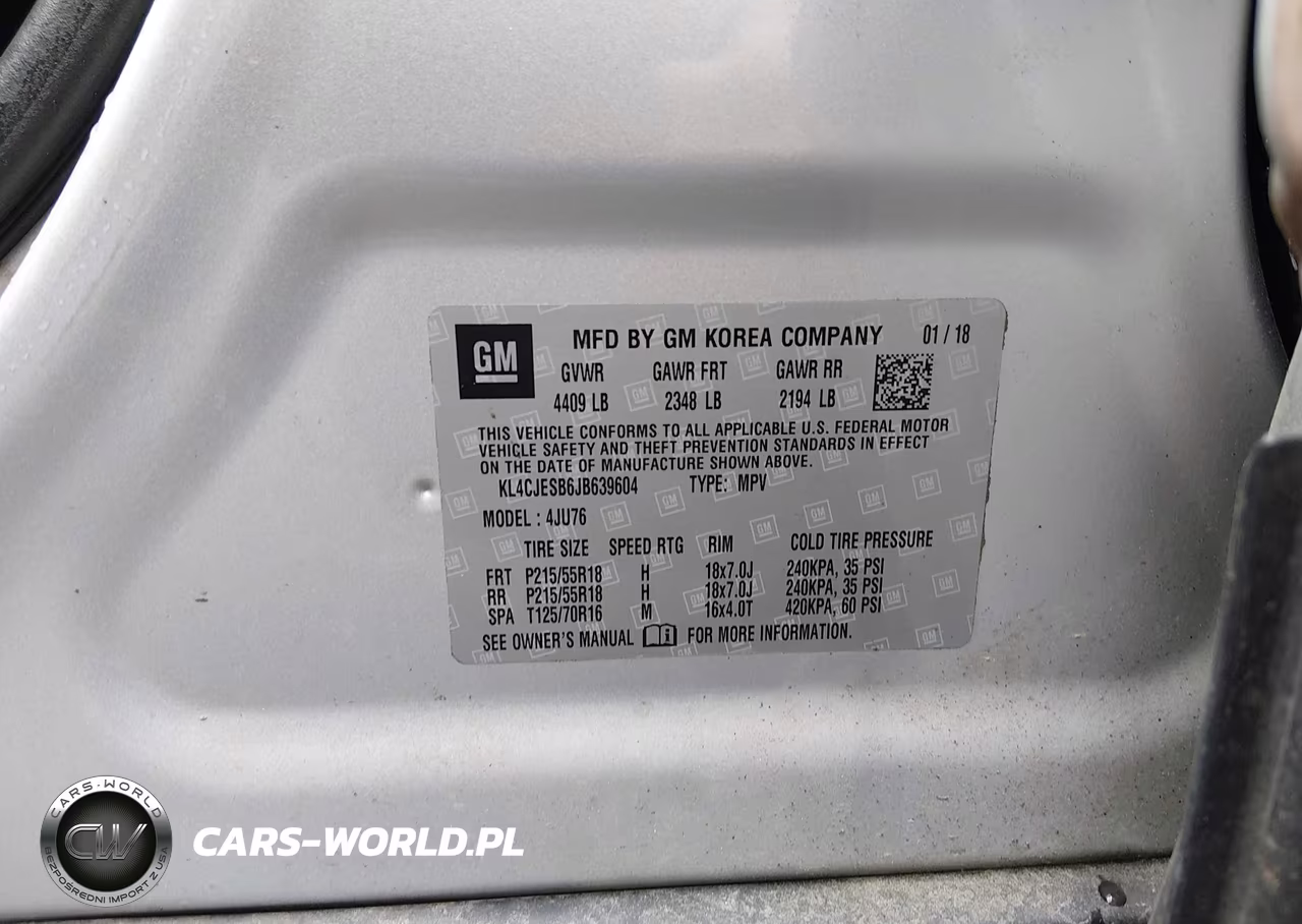 2018 Buick Encore Preferred VIN:KL4CJESB6JB639604 - 9