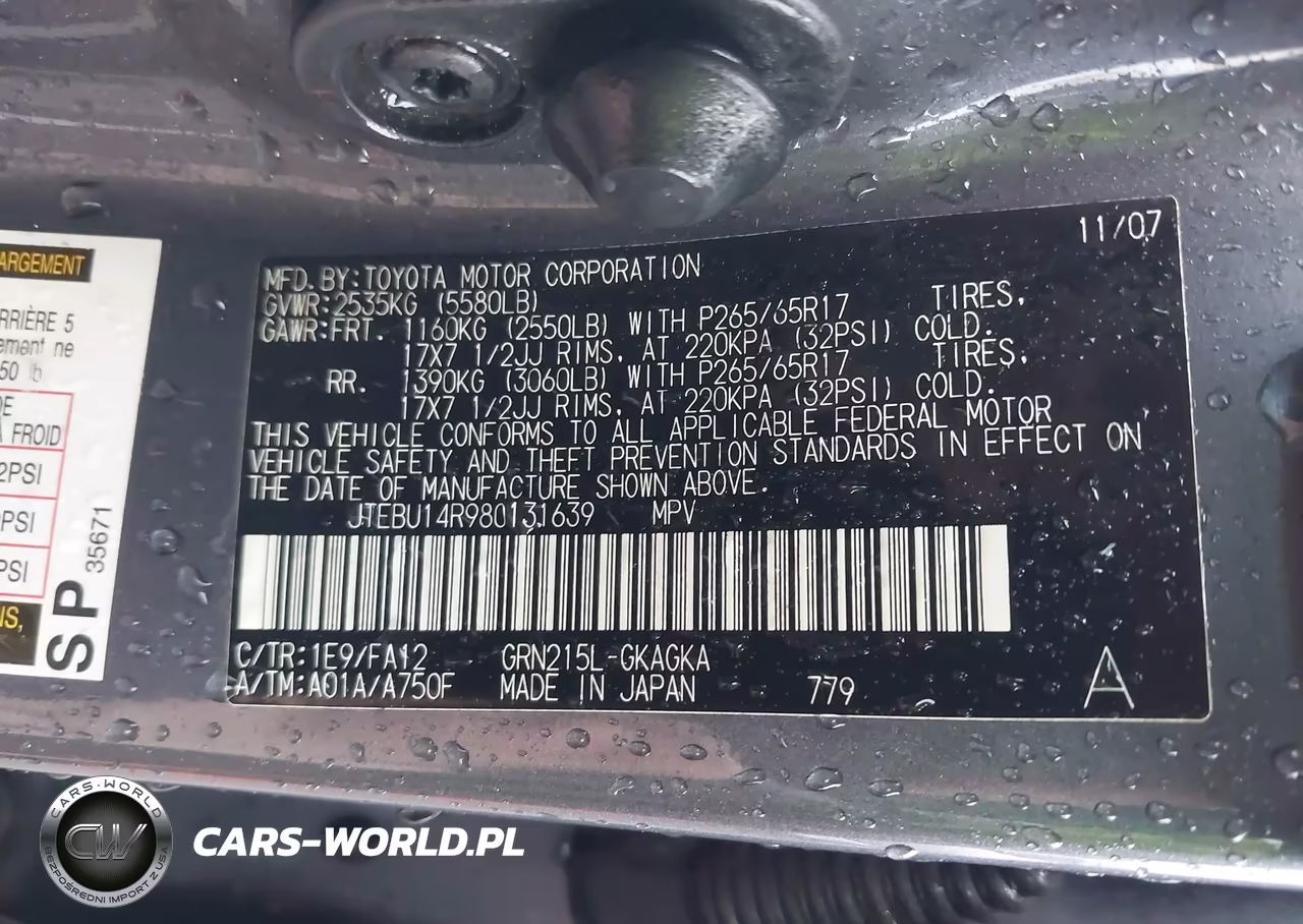 2008 Toyota 4Runner Sr5 V6 VIN:JTEBU14R980131639 - 9